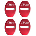 Protections / Cache Serrure de Porte Inox pour Audi / S-line / RS