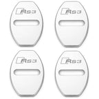 Protections / Cache Serrure de Porte Inox pour Audi / S-line / RS