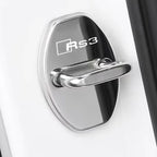 Protections / Cache Serrure de Porte Inox pour Audi / S-line / RS