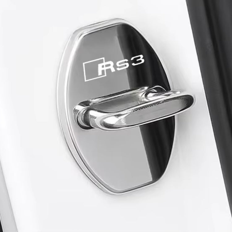 Protections / Cache Serrure de Porte Inox pour Audi / S-line / RS