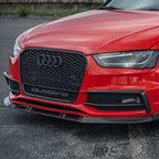 Calandre Look RS4 / RS5 Nid d'Abeille Noir pour Audi A4 A5 B8 B9