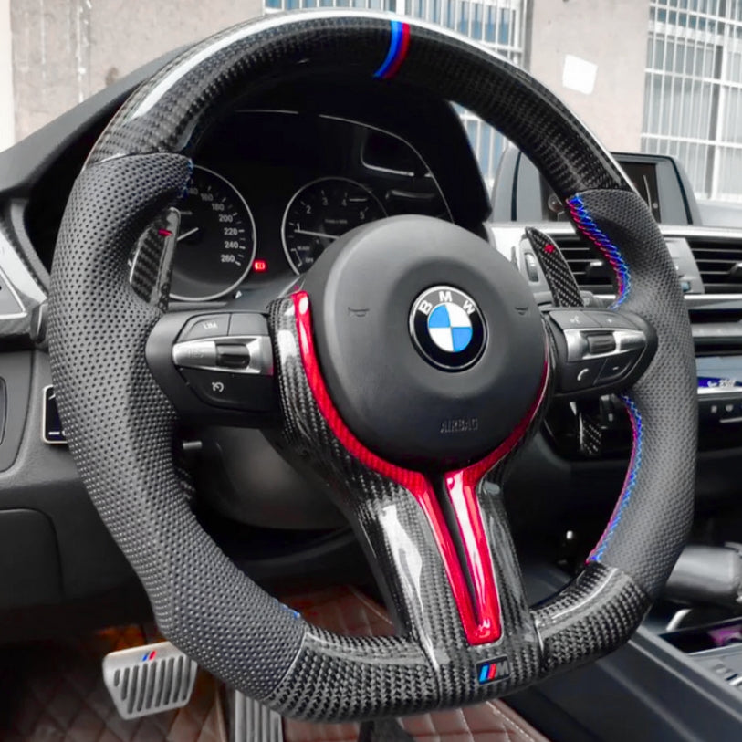 Garniture de Volant en Carbone pour BMW Série 1 3 5 F10 F20 F30 M3