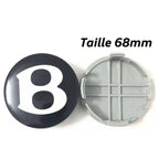 Caches Moyeux de Jantes Luxe compatible Bentley - Set de 4