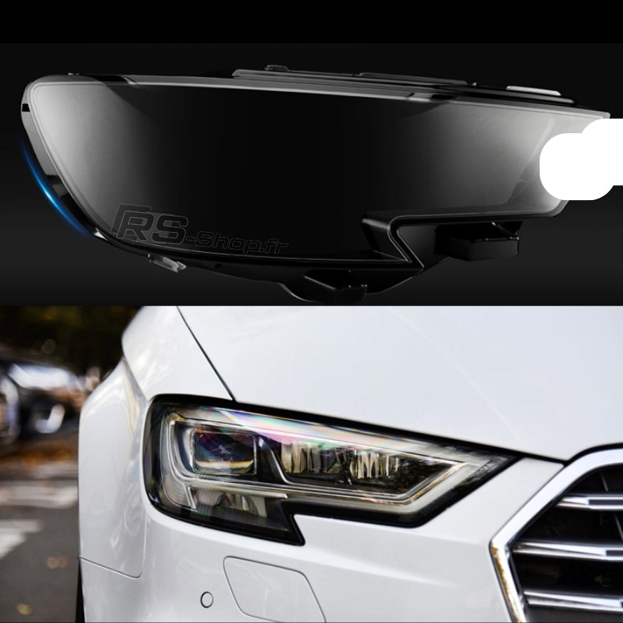 Vitre de Phare Avant pour Audi A3 S3 RS3 8V Facelift (Après 2016)