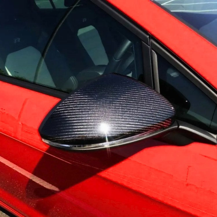 Coques de Rétroviseurs Look Carbone pour Volkswagen Golf VII MK7 / 7.5