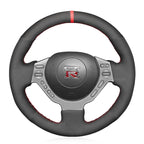 Housse de volant alcantara et cuir pour Nissan GT-R R35