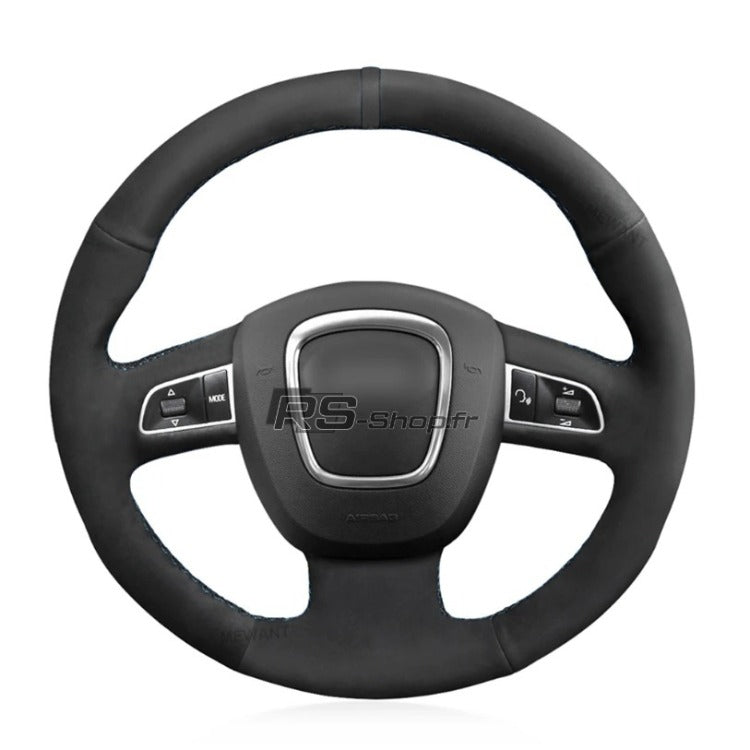 Couvre-volant spécifique Audi A4 S4 RS4 B7 - Volant 3 branches