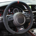 Housse de volant forme ronde pour Audi A4 A5 Q5 B8