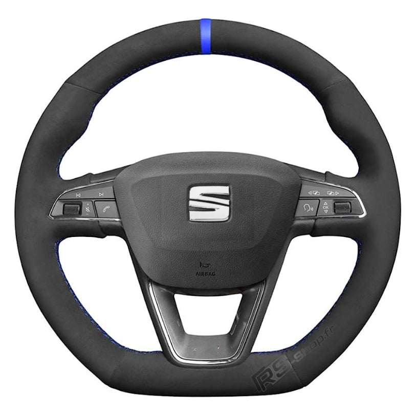 Couvre-volant sport pour Seat Leon Cupra et Finition FR