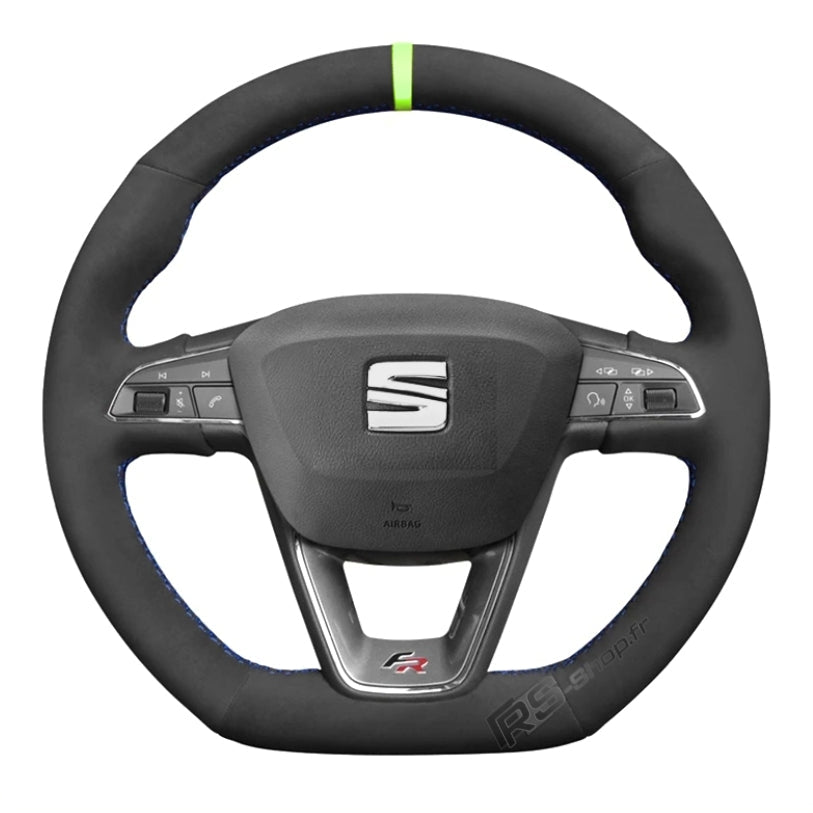 Couvre-volant sport pour Seat Leon Cupra et Finition FR