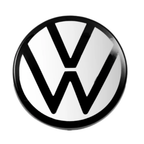 Logo VW noir finition Facelift pour Golf VI VII VIII