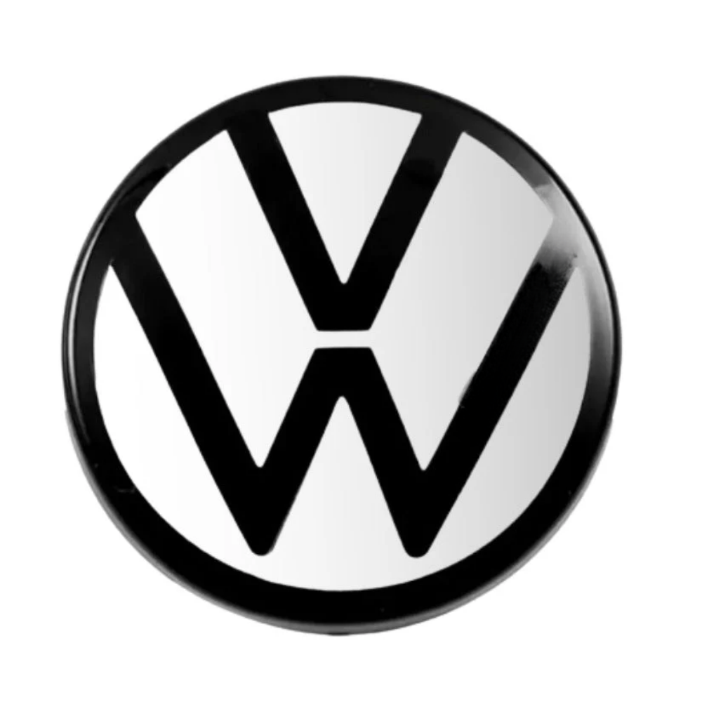 Logo VW noir finition Facelift pour Golf VI VII VIII