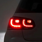 Paire de Feux Arrière à LED Look Cerise pour Volkswagen Golf VI MK6
