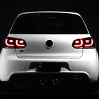 Paire de Feux Arrière à LED Look Cerise pour Volkswagen Golf VI MK6