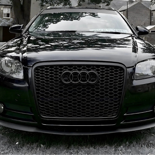 Calandre Centrale Sport Noire pour Audi A4 S4 B7 Berline et Avant