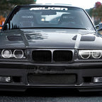 Calandre Haricot Noire Brillant pour BMW Série 3 E36 M3