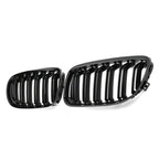 Calandres de Radiateur Noires pour BMW Série 3 E90 E91 Berline / Touring
