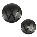 Logo VW noir finition Facelift pour Golf VI VII VIII