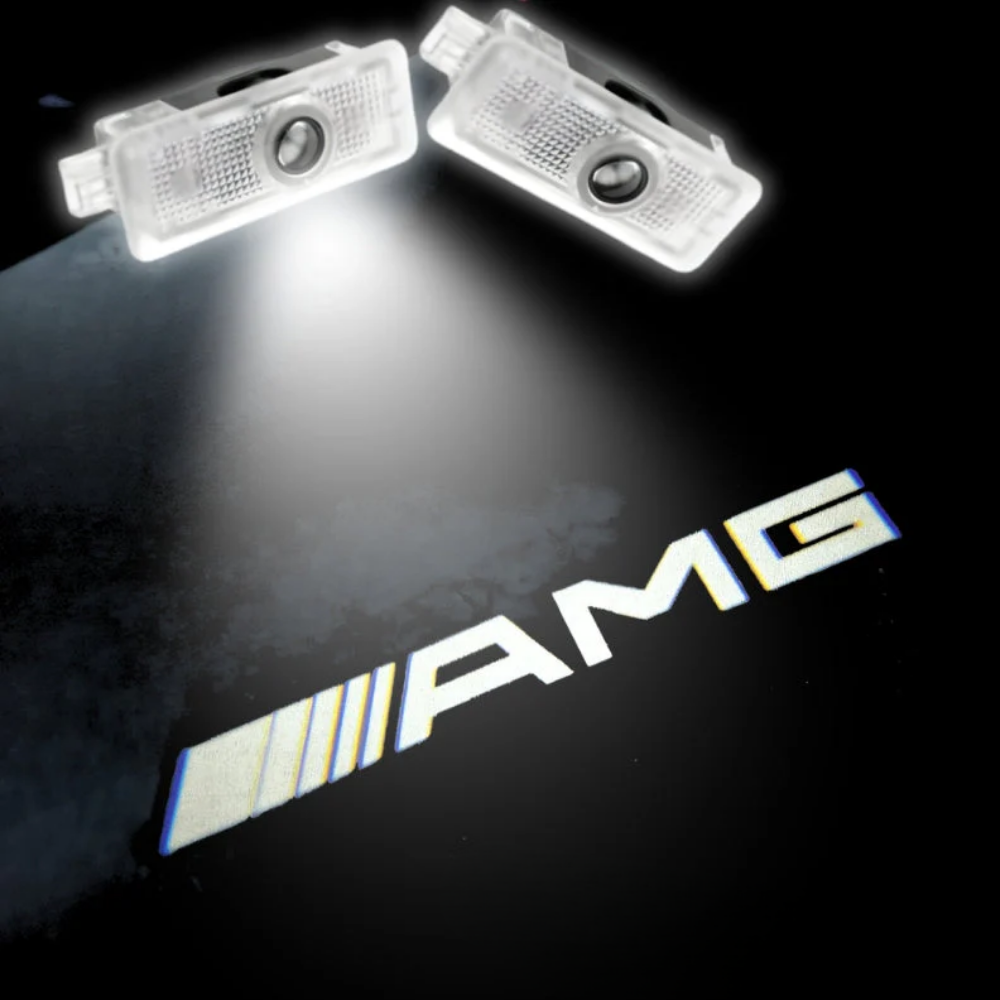 Projecteur LED de porte projection logo Mercedes-Benz