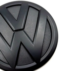 Logo VW noir 3D relief pour Volkswagen Golf V VI VII