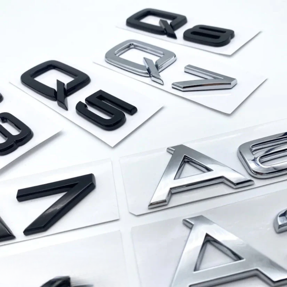 Logo Audi A1 A3 A4 A5 A6 Q5 Q7