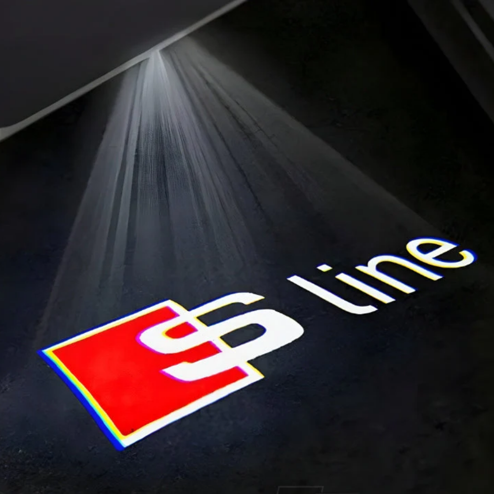 Projecteur LED de porte logo anneaux Audi