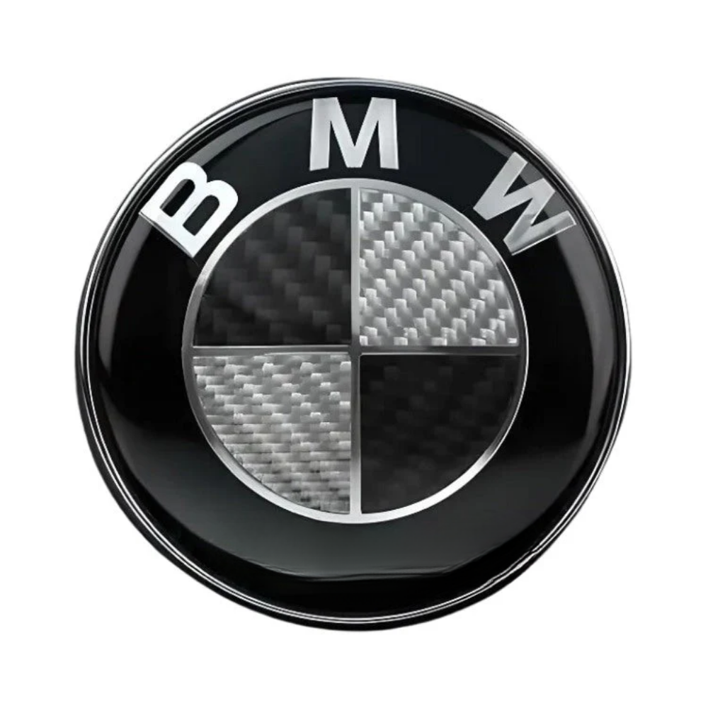 Logo BMW noir et bleu pour remplacement emblème