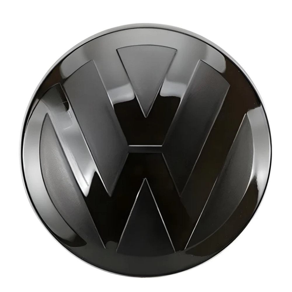 Logo VW noir finition Facelift pour Golf VI VII VIII