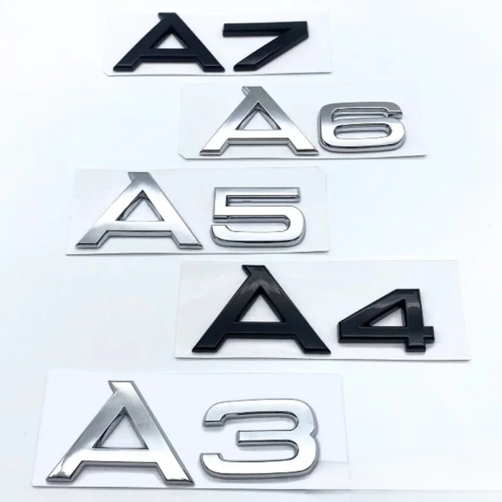 Logo Audi A1 A3 A4 A5 A6 Q5 Q7