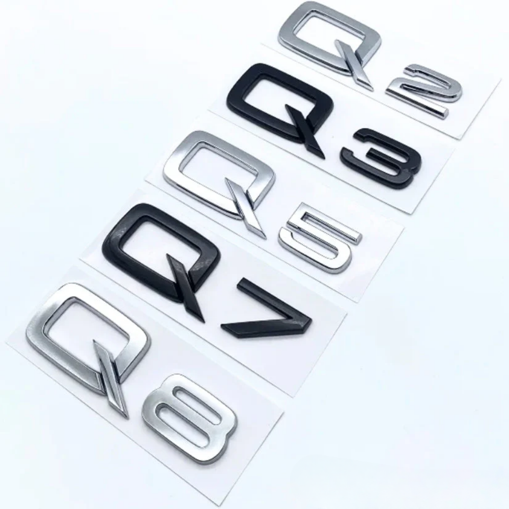 Logo Audi A1 A3 A4 A5 A6 Q5 Q7