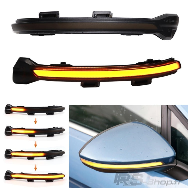 Clignotants LED Dynamiques pour Rétroviseurs VW Golf VII MK7 / 7.5