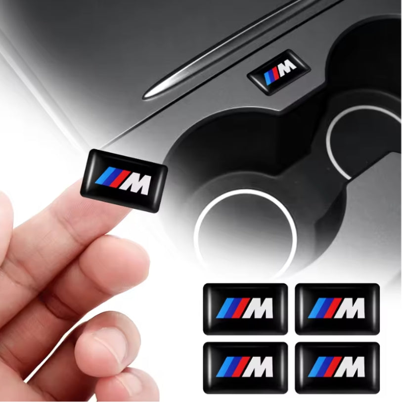 Autocollant logo M pour branche de volant BMW