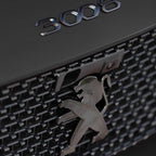 Logo Lion Peugeot Noir et Chrome