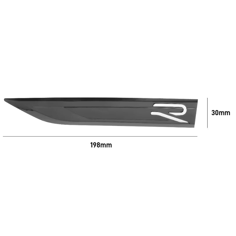 Logo d'aile sport R pour Volkswagen Golf