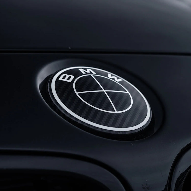 Logo emblème BMW finition carbone capot et coffre