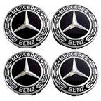 Logos centre de roues Mercedes-Benz - Lot de 4
