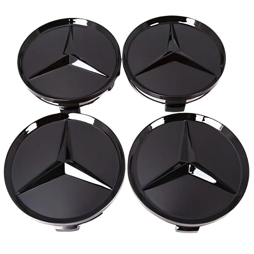 Logos centre de roues Mercedes-Benz - Lot de 4