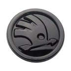 Logo Skoda noir brillant pour capot ou coffre