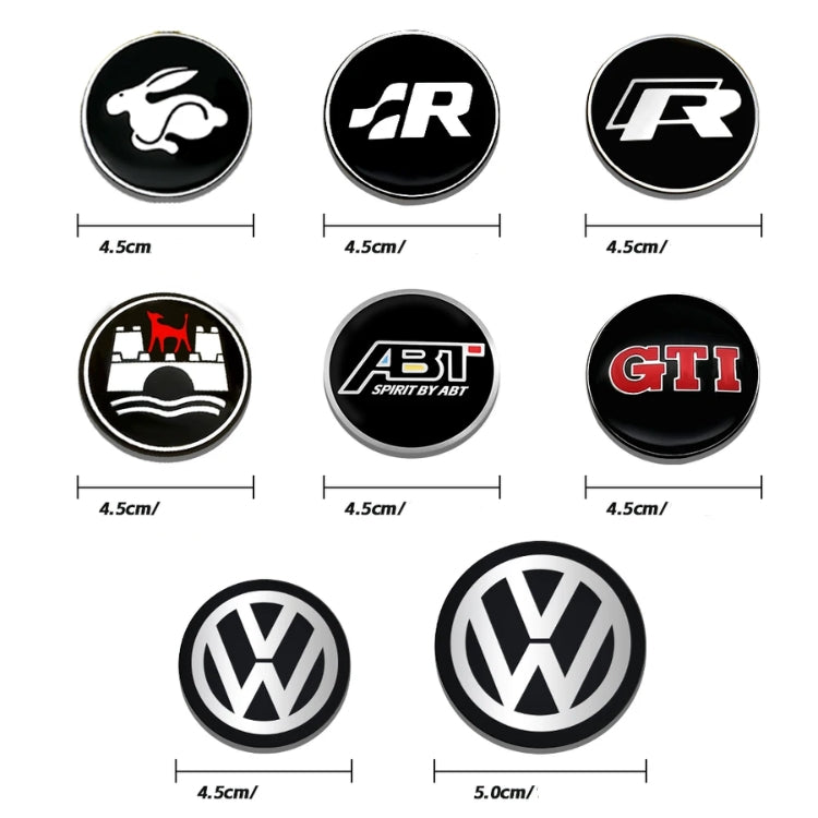 Logo de volant pour Volkswagen Golf 5 6 7 GTI R