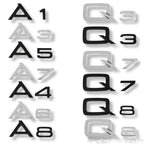 Logo Audi A1 A3 A4 A5 A6 Q5 Q7