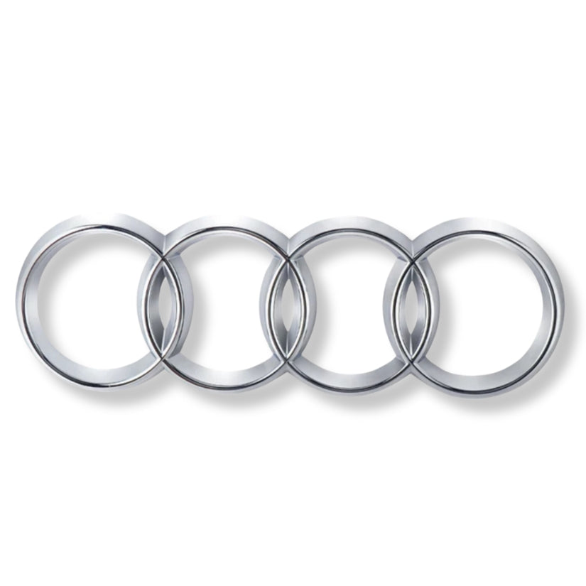 Logo Audi noir brillant avant et arrière