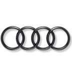Logo Audi noir brillant avant et arrière