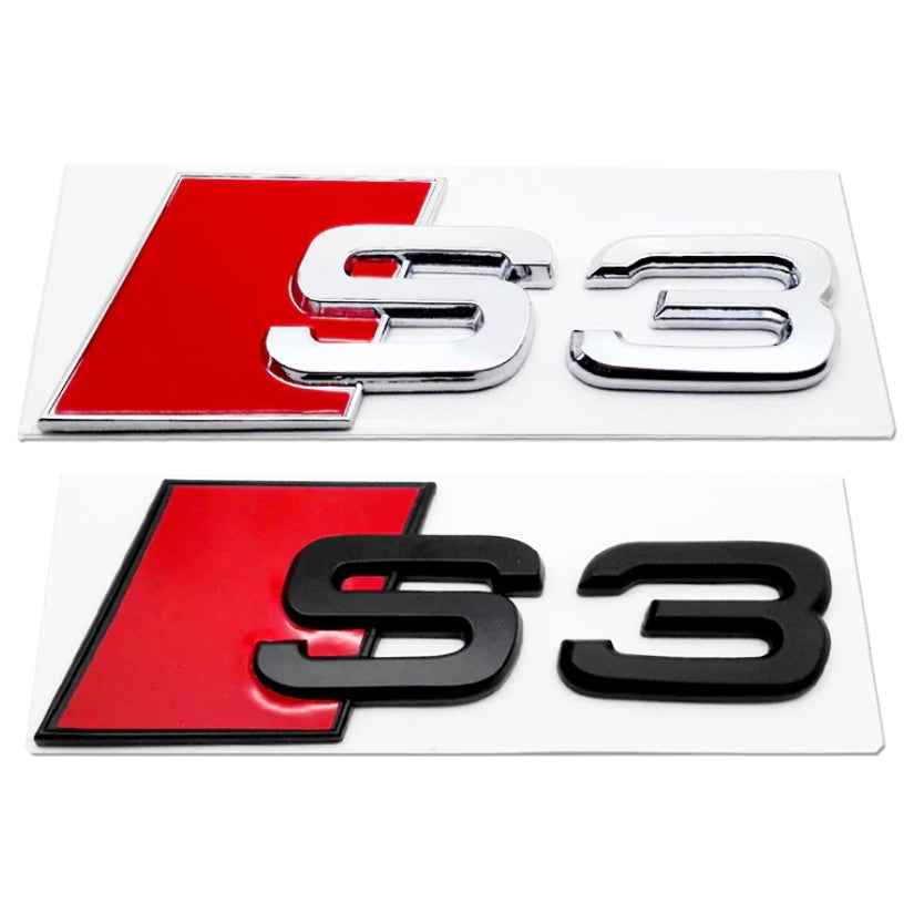 Logo S-line pour Audi S3 S4 S5 S6 S8