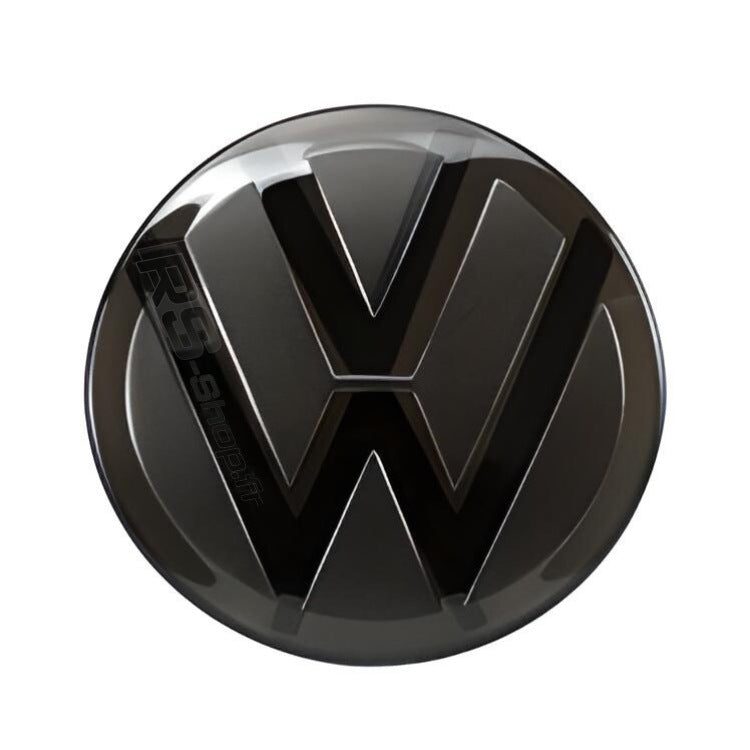 Logo VW noir finition Facelift pour Golf VI VII VIII