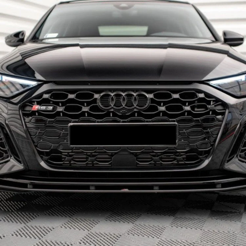 Logo Audi noir brillant avant et arrière