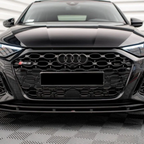 Logo Audi noir brillant avant et arrière