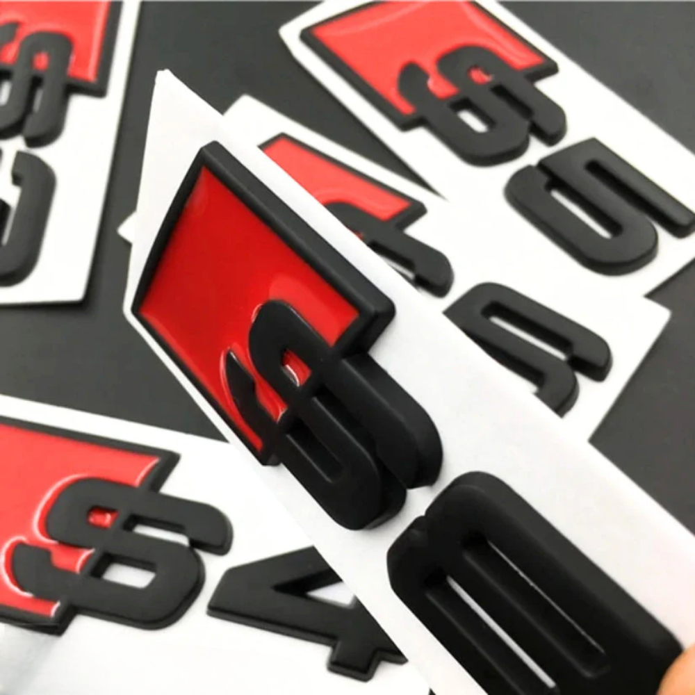Logo S-line pour Audi S3 S4 S5 S6 S8