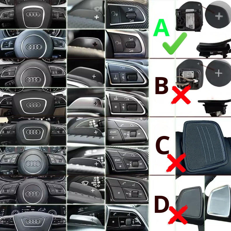 Extensions de palettes au volant pour Audi A4 B8 A5 S5 RS5
