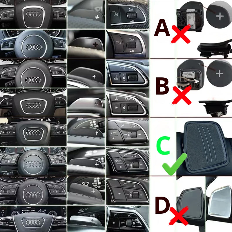 Palettes de volant compatibles Audi A3 A4 A5 B9 - Extensions