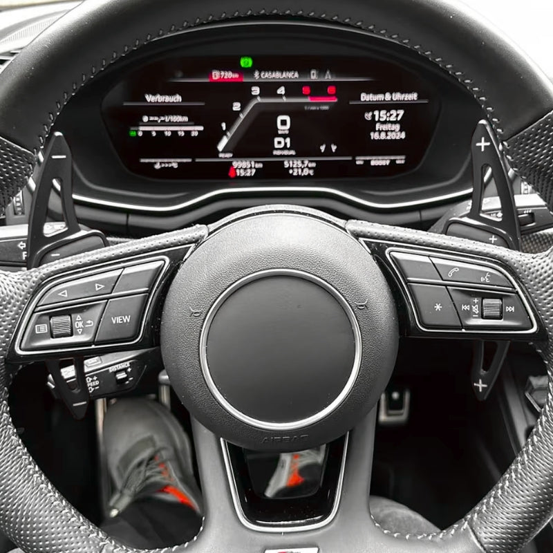 Extensions de palettes au volant Audi Type D - Finition métal